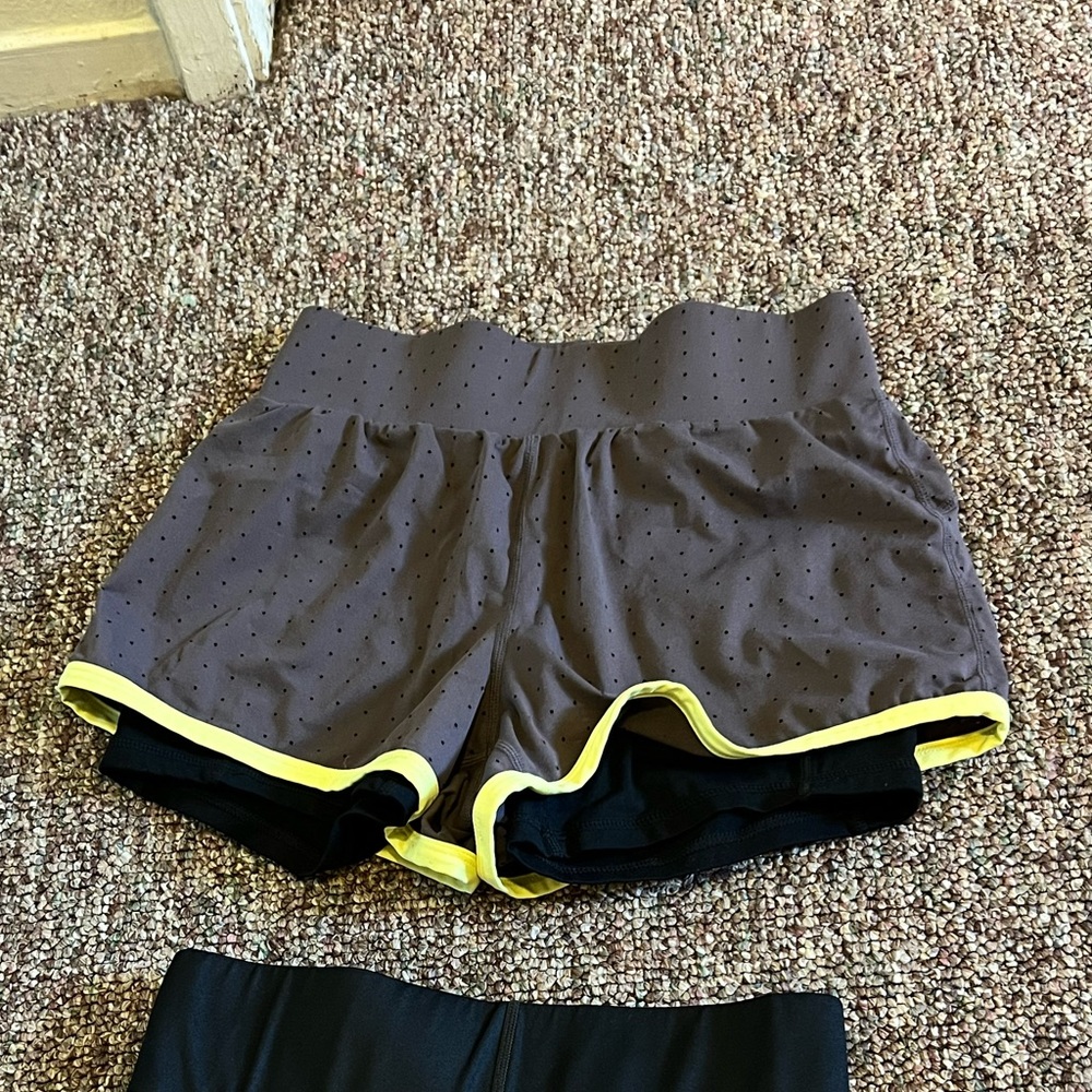 Purple athletic shorts size xs/s